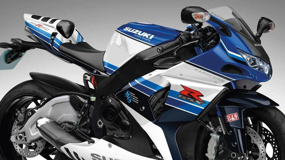 Here’s How A Suzuki GSX-R750 Would Look In A Modern Guise